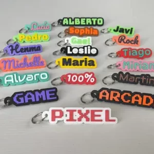 Chaveiro de nome personalizável