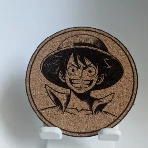 Descanço para copos Luffy
