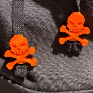 Ponteira de cordão de moletom Simbolo Pirata