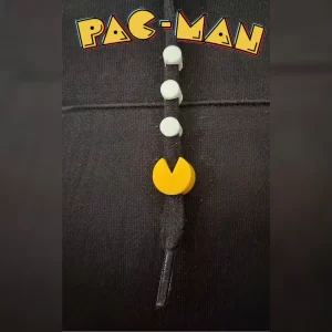 Ponteira de corda de moletom de Pac-man