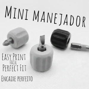 Mini manejador para bits de chaves de encaixe